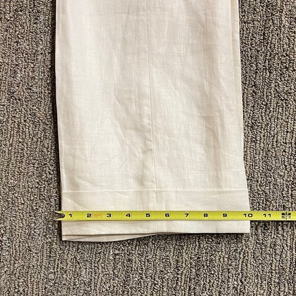 J. Crew 100% linen cuffed trouser pant style 27590 NWT - Picture 7 of 11